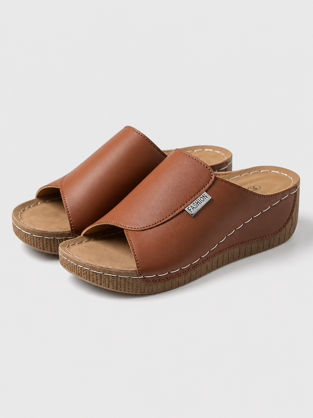 Ayla Platform Slides | Women's Slip-On Summer Slides