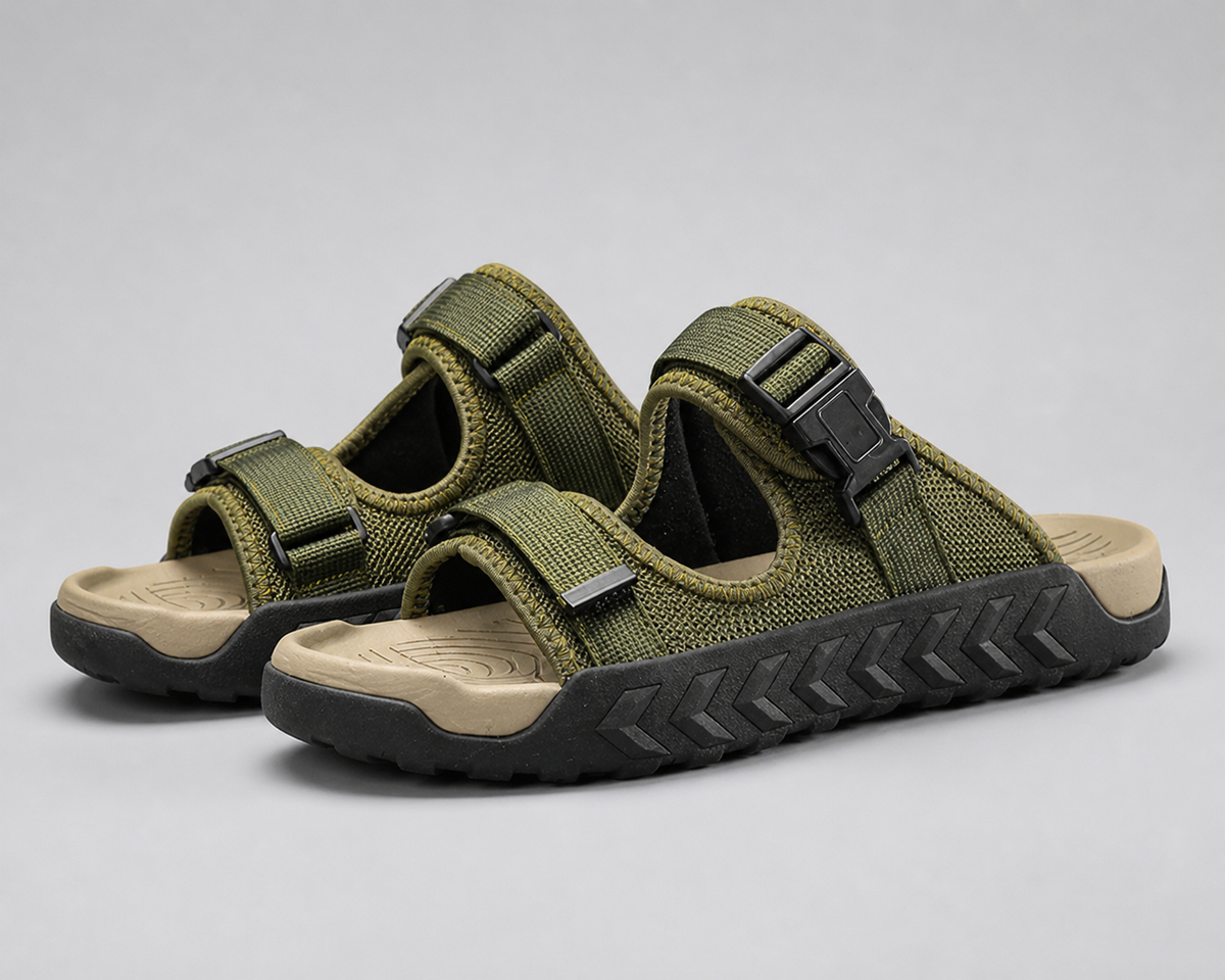 Blake Adjustable Sport Slides | Women's Cushioned Slip-On Slides