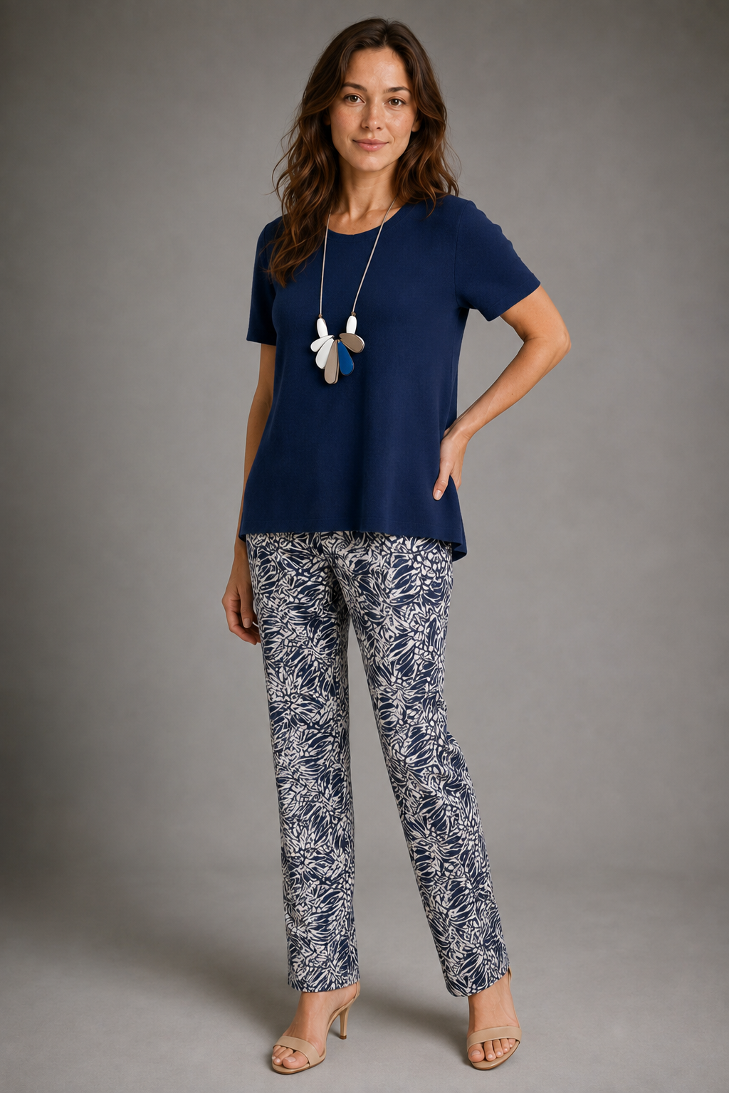 Helen Coastal Co-Ord | Women's Two-Piece Wide-Leg Set