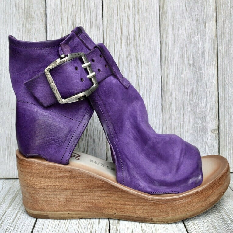 Rosamund Ankle-Strap Wedge Sandals | Women's High Platform Sandals