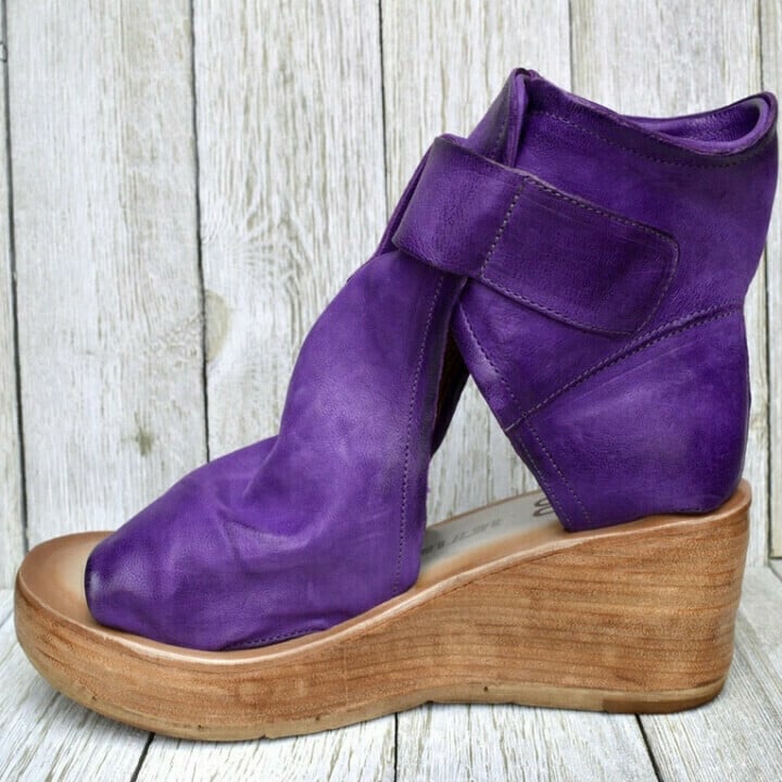 Rosamund Ankle-Strap Wedge Sandals | Women's High Platform Sandals