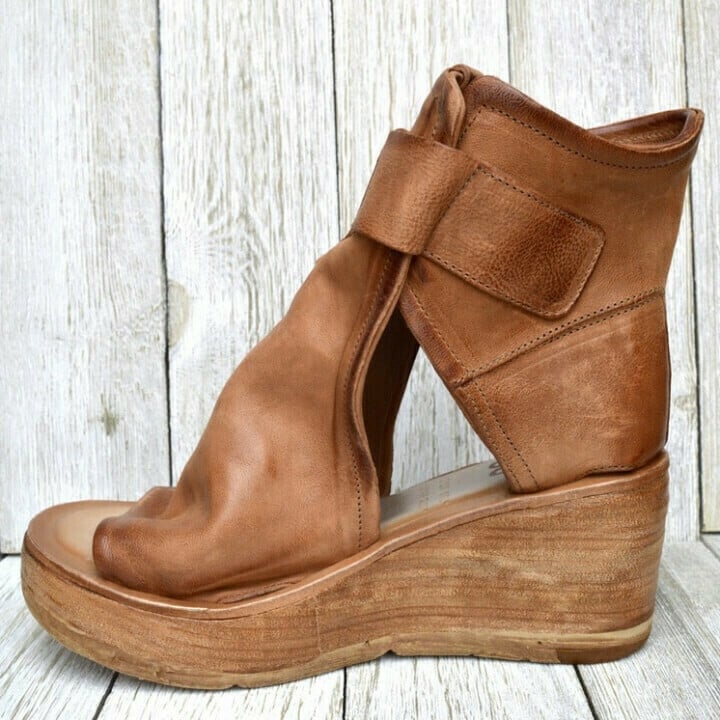 Rosamund Ankle-Strap Wedge Sandals | Women's High Platform Sandals