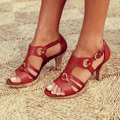 Bella Strappy Heeled Sandals | Women's Buckle Summer Sandals