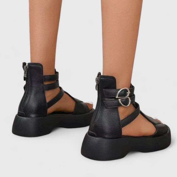 Zena Gladiator Platform Sandals | Women's Multi-Strap Sandals
