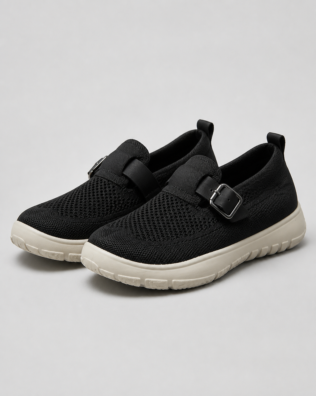 Celestria Mesh Walking Sandals | Women's Sport Comfort Sandals — Black — hero
