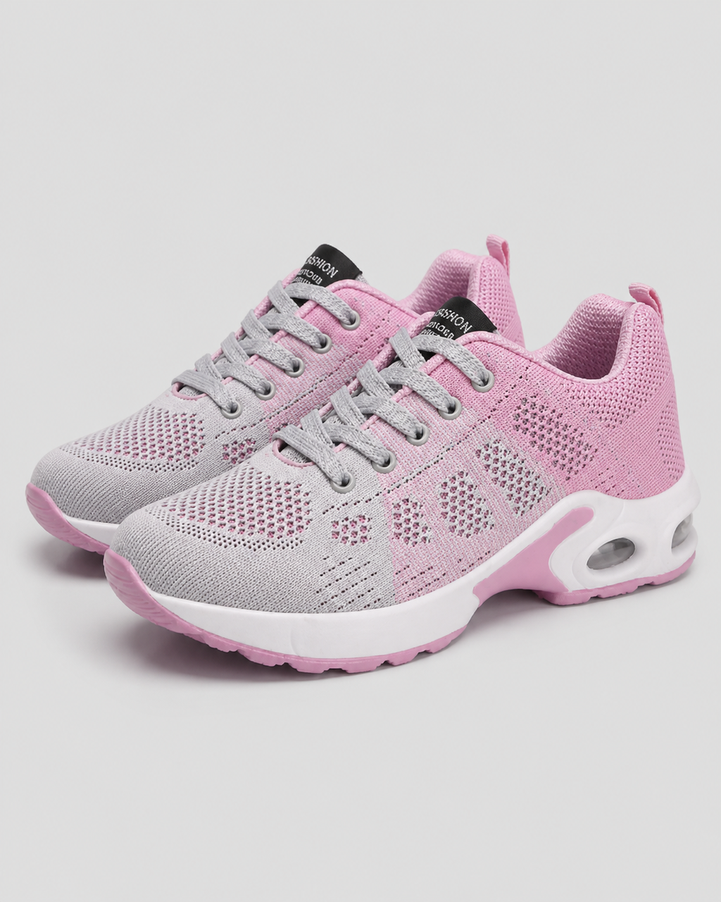 Acacia Air-Cushion Walking Sneakers | Women's Lightweight Trainers — Light Pink — hero