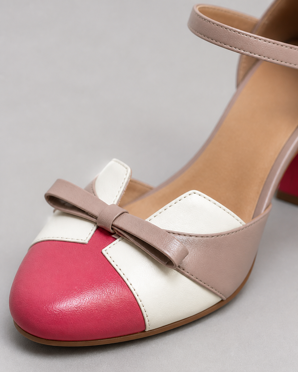 Donna Bow Heeled Sandals | Women's Stiletto Summer Sandals — Pink — macro