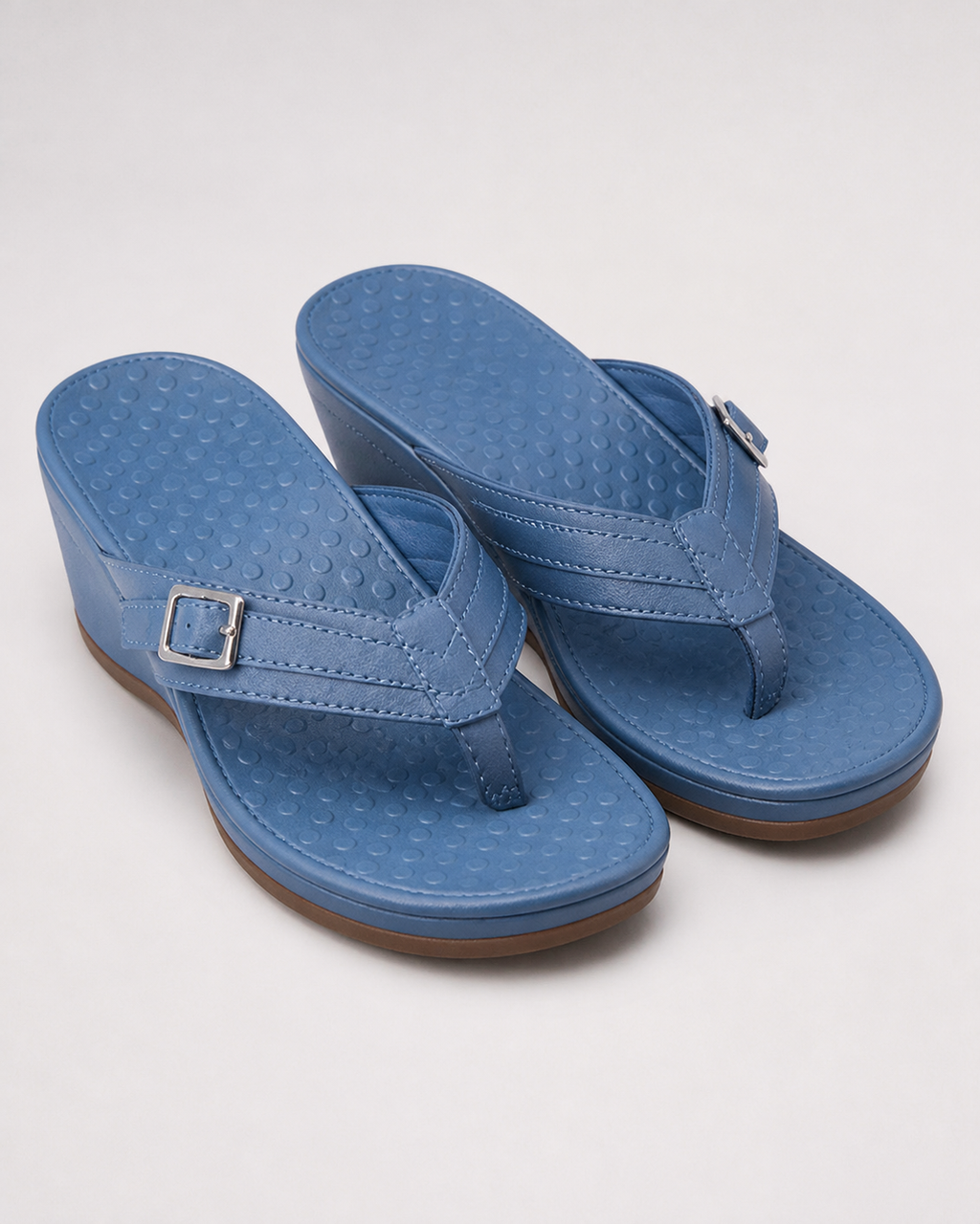 Lani Everyday Thong Sandals | Women's Flat Summer Sandals — Dark Blue — hero