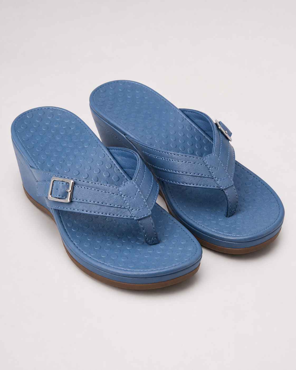 Lani Everyday Thong Sandals | Women's Flat Summer Sandals — Dark Blue — hero