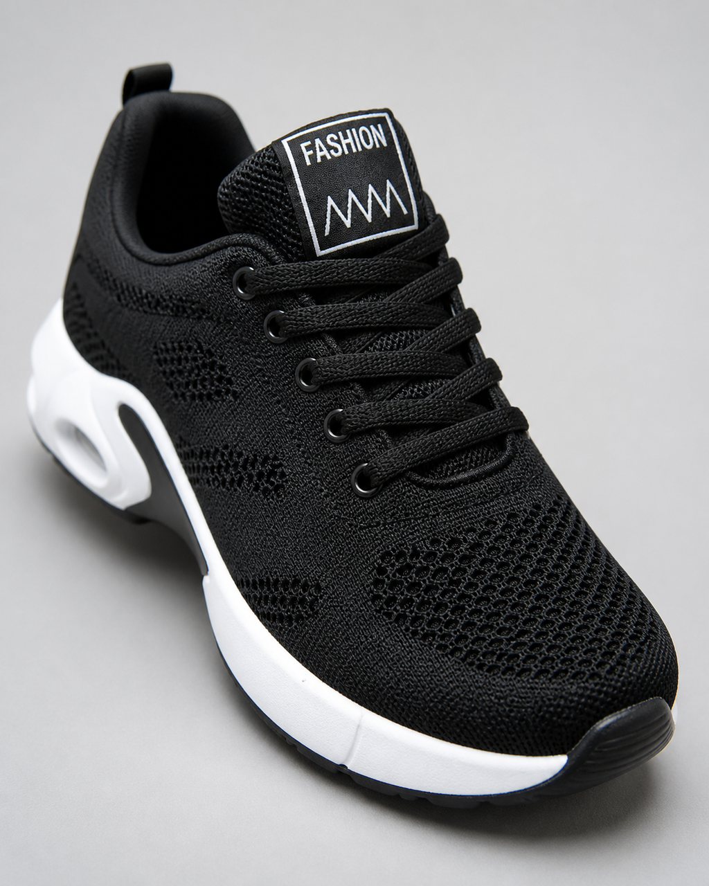 Acacia Air-Cushion Walking Sneakers | Women's Lightweight Trainers — White — macro