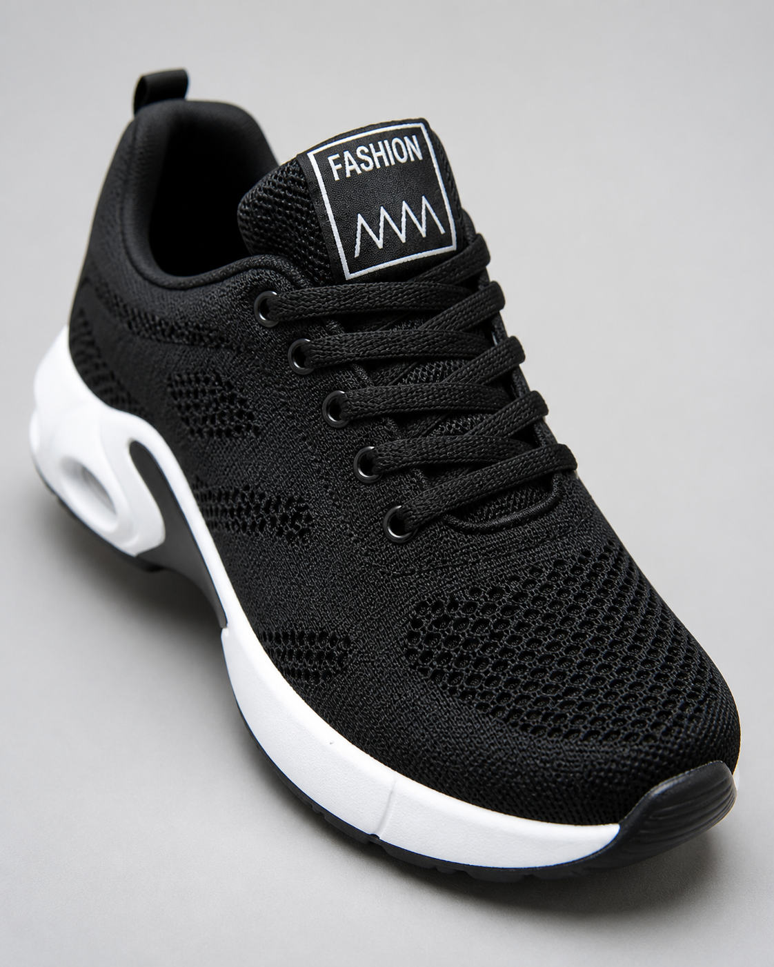 Acacia Air-Cushion Walking Sneakers | Women's Lightweight Trainers — White — macro