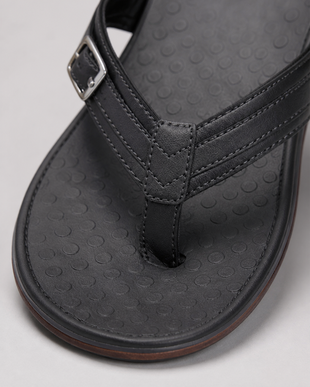 Lani Everyday Thong Sandals | Women's Flat Summer Sandals — Black — macro