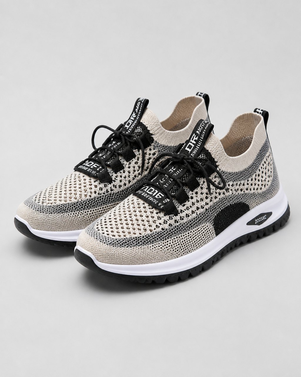 Koda Chunky-Sole Mesh Trainers | Women's Colour-Block Sneakers — Black — hero