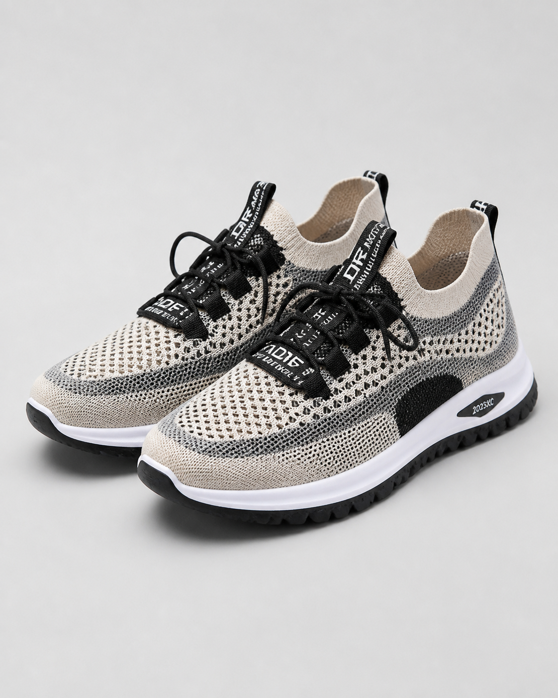 Koda Chunky-Sole Mesh Trainers | Women's Colour-Block Sneakers — Black — hero