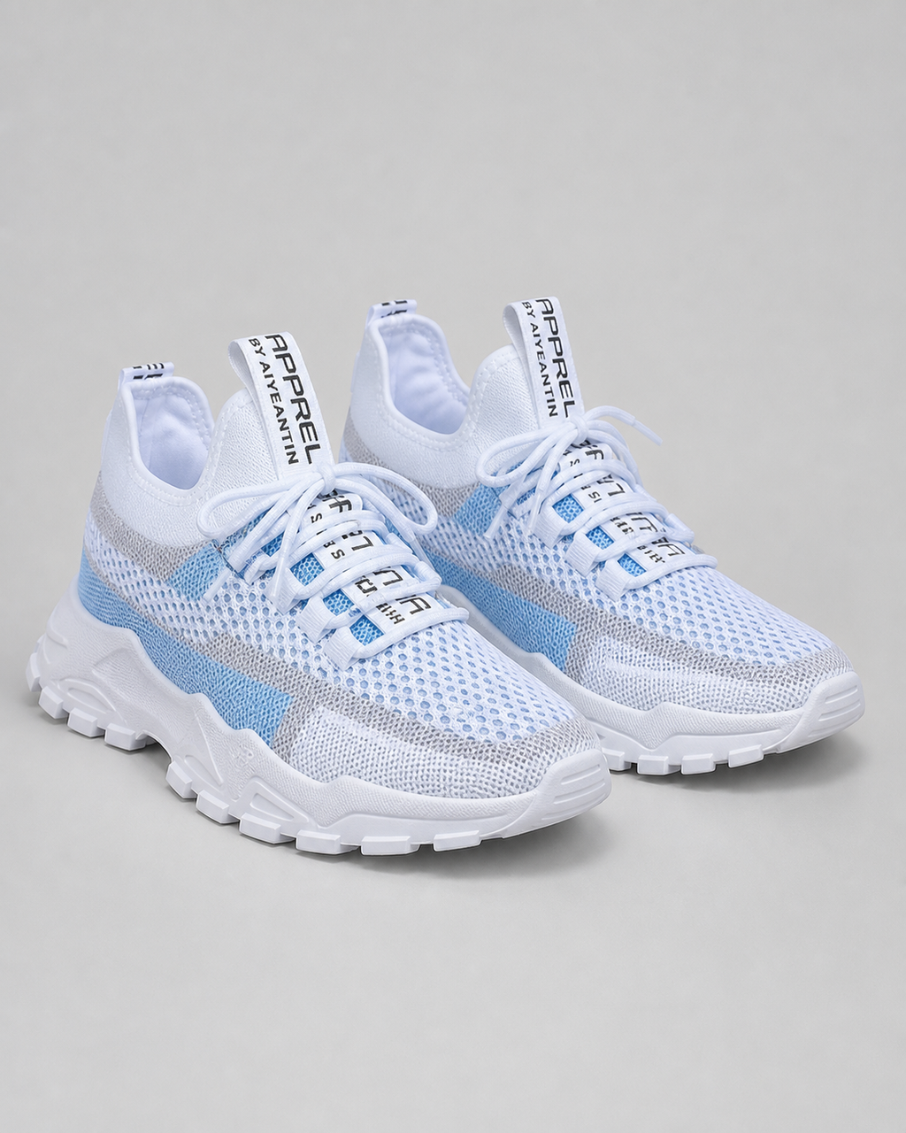 Ondine Breathable Mesh Sneakers | Women's Walking Trainers — Blue — hero