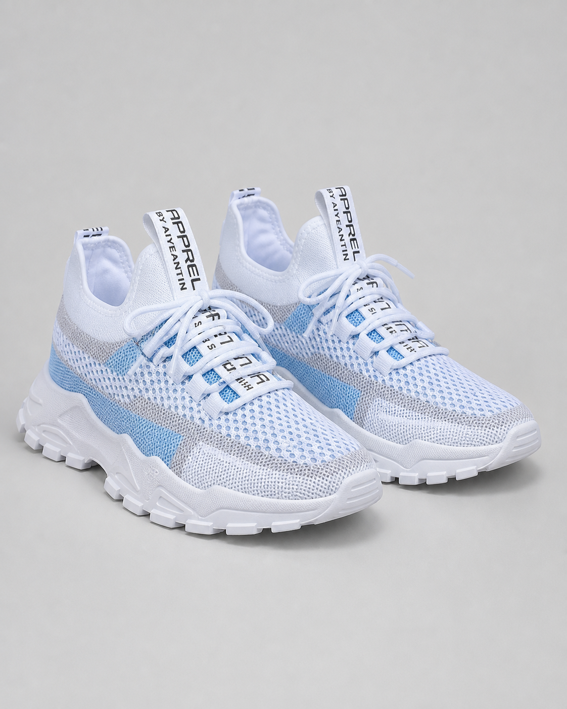 Ondine Breathable Mesh Sneakers | Women's Walking Trainers — Blue — hero