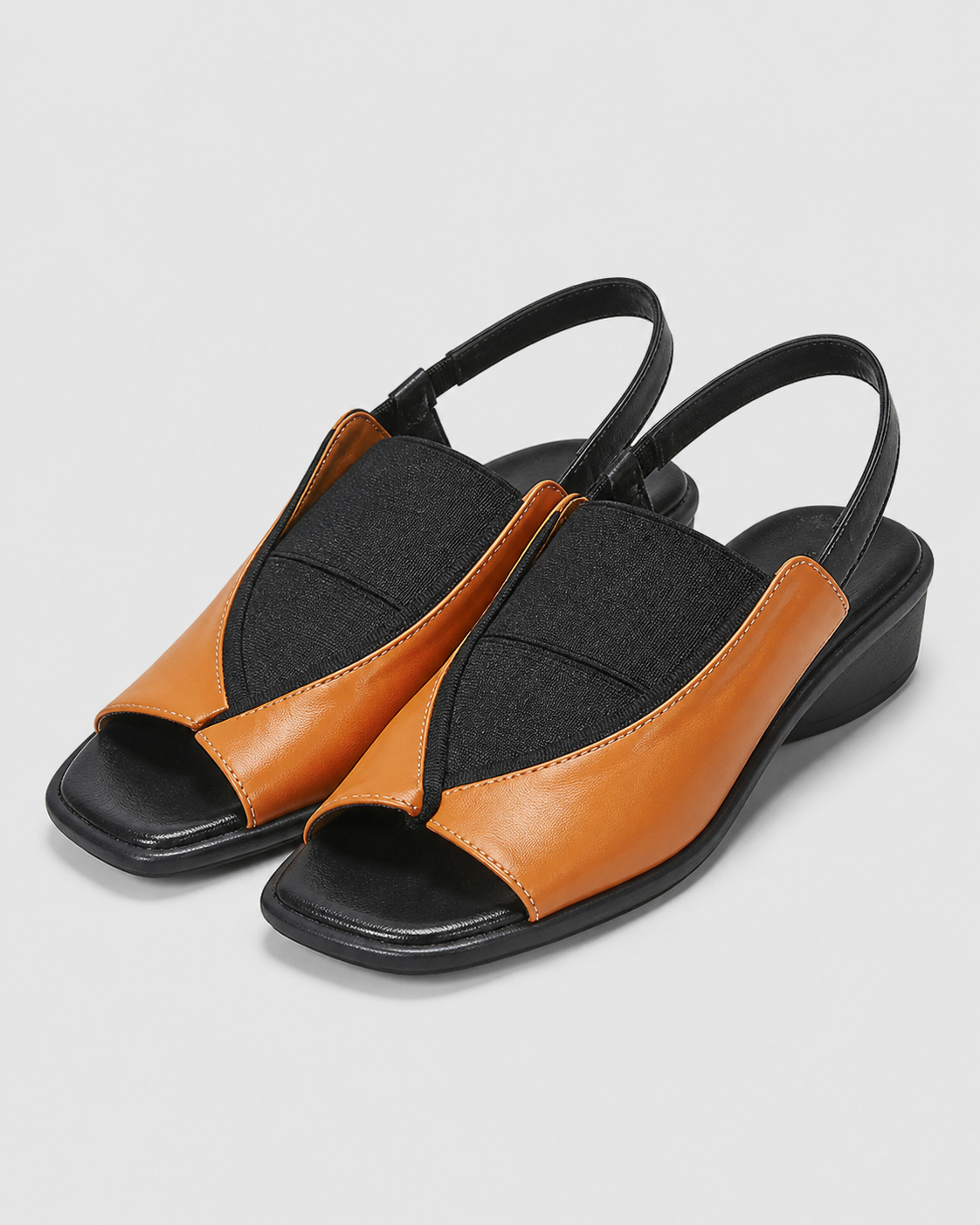 Talia Toe-Loop Slingback Sandals | Women's Flat Summer Sandals — Orange — hero