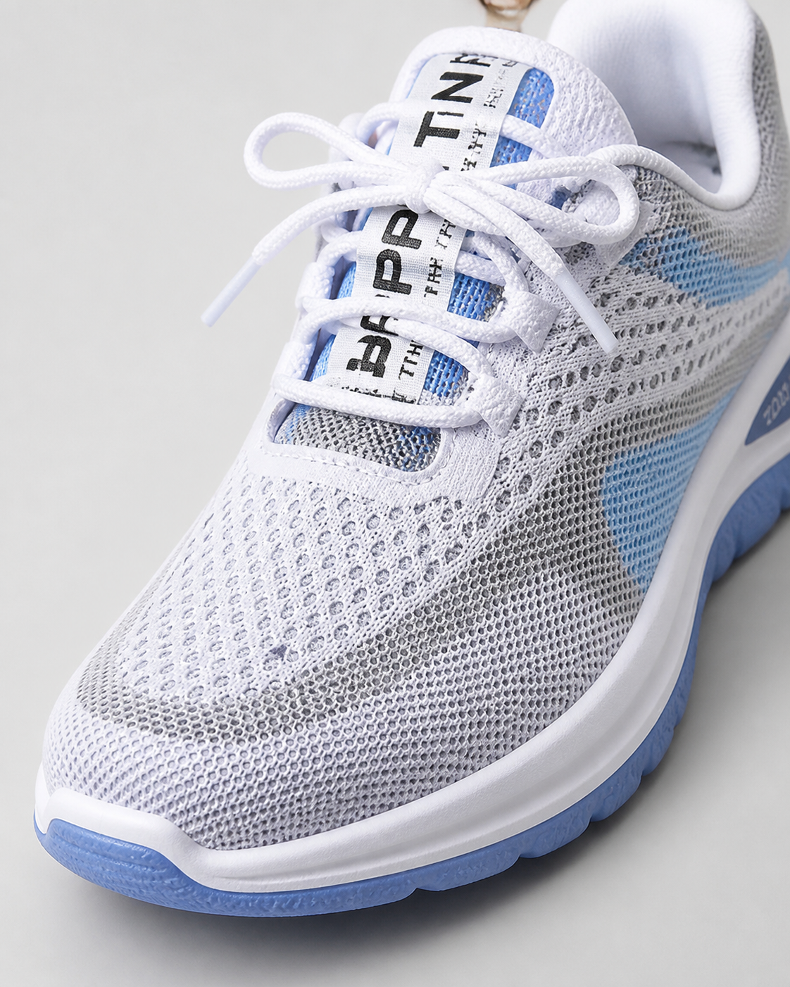 Koda Chunky-Sole Mesh Trainers | Women's Colour-Block Sneakers — Blue — macro