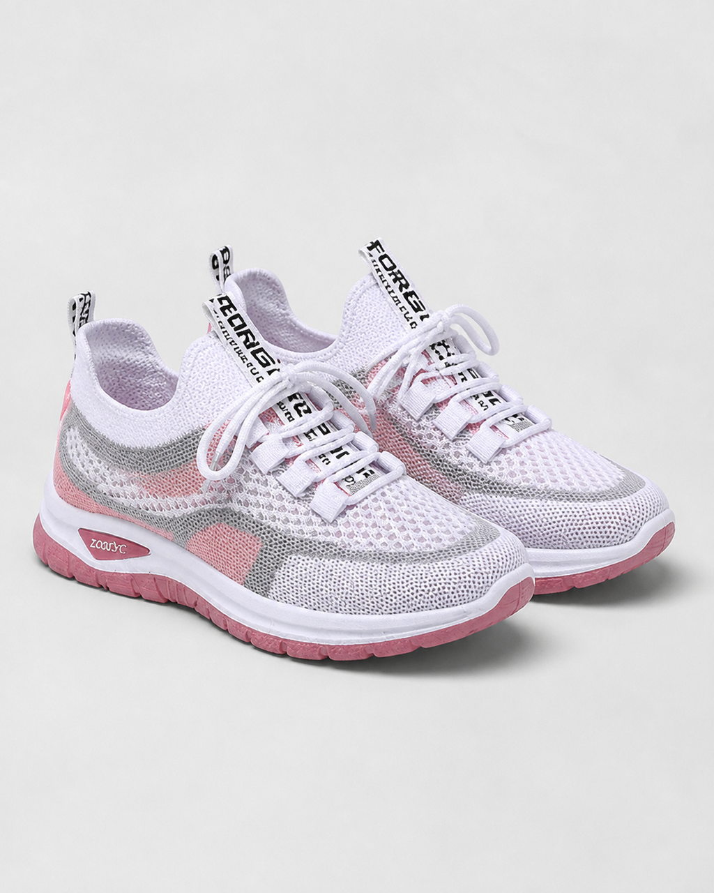 Koda Chunky-Sole Mesh Trainers | Women's Colour-Block Sneakers — Pink — hero