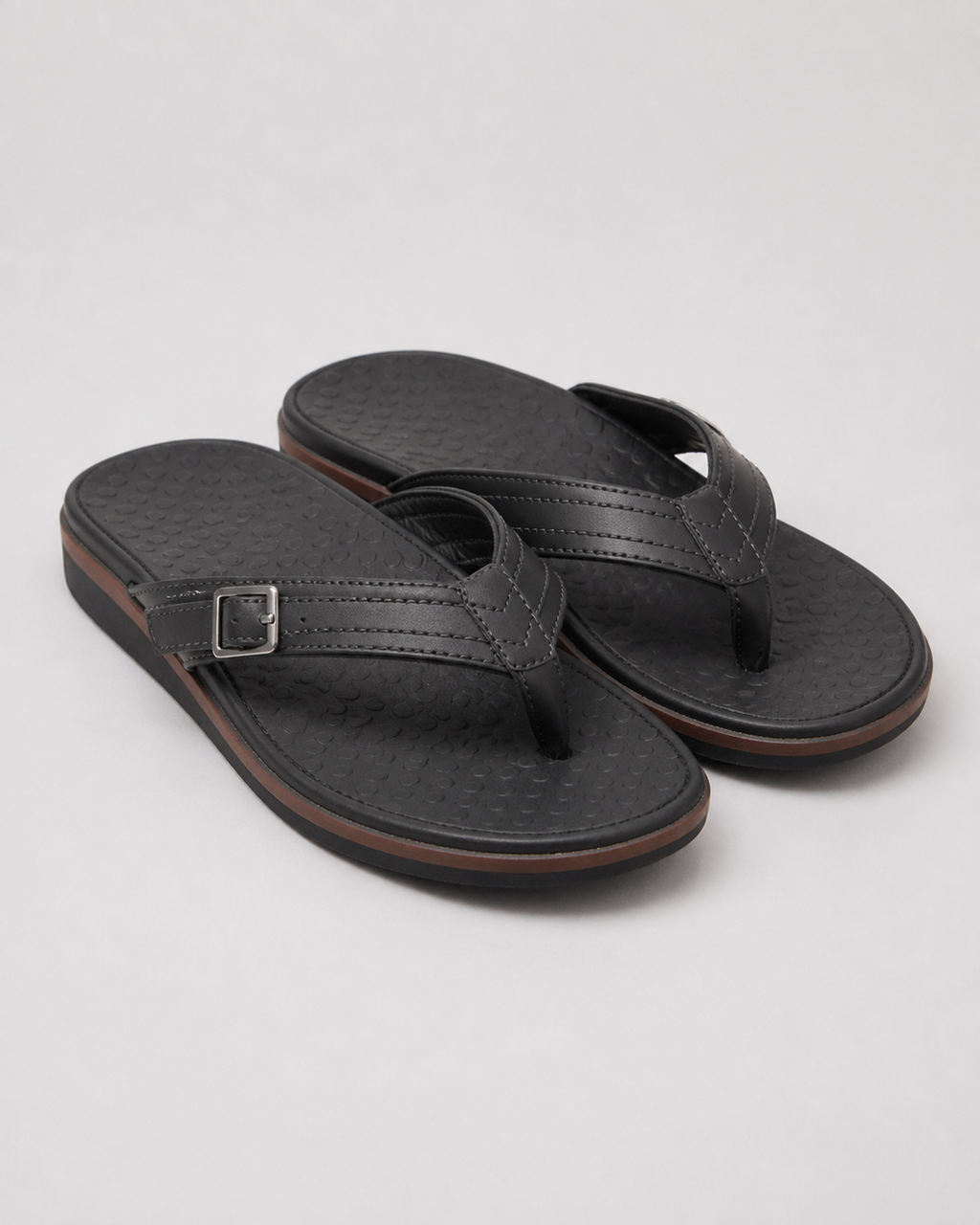 Lani Everyday Thong Sandals | Women's Flat Summer Sandals — Black — hero