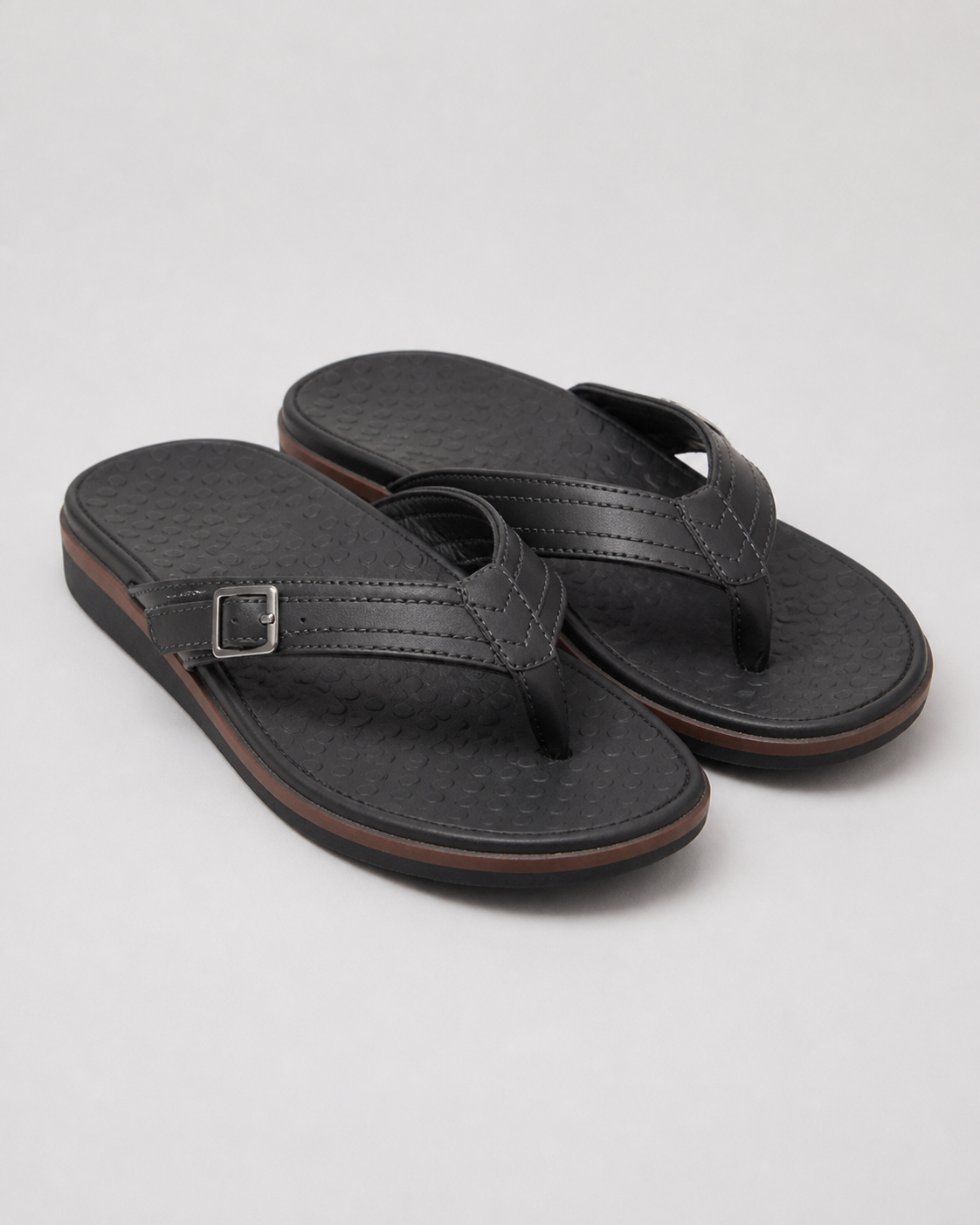 Lani Everyday Thong Sandals | Women's Flat Summer Sandals — Black — hero
