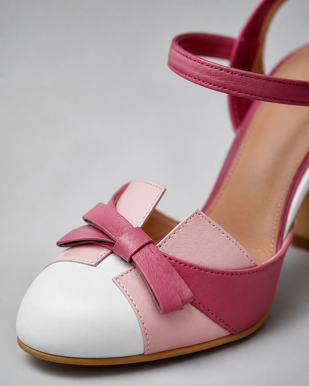 Donna Bow Heeled Sandals | Women's Stiletto Summer Sandals — White — macro