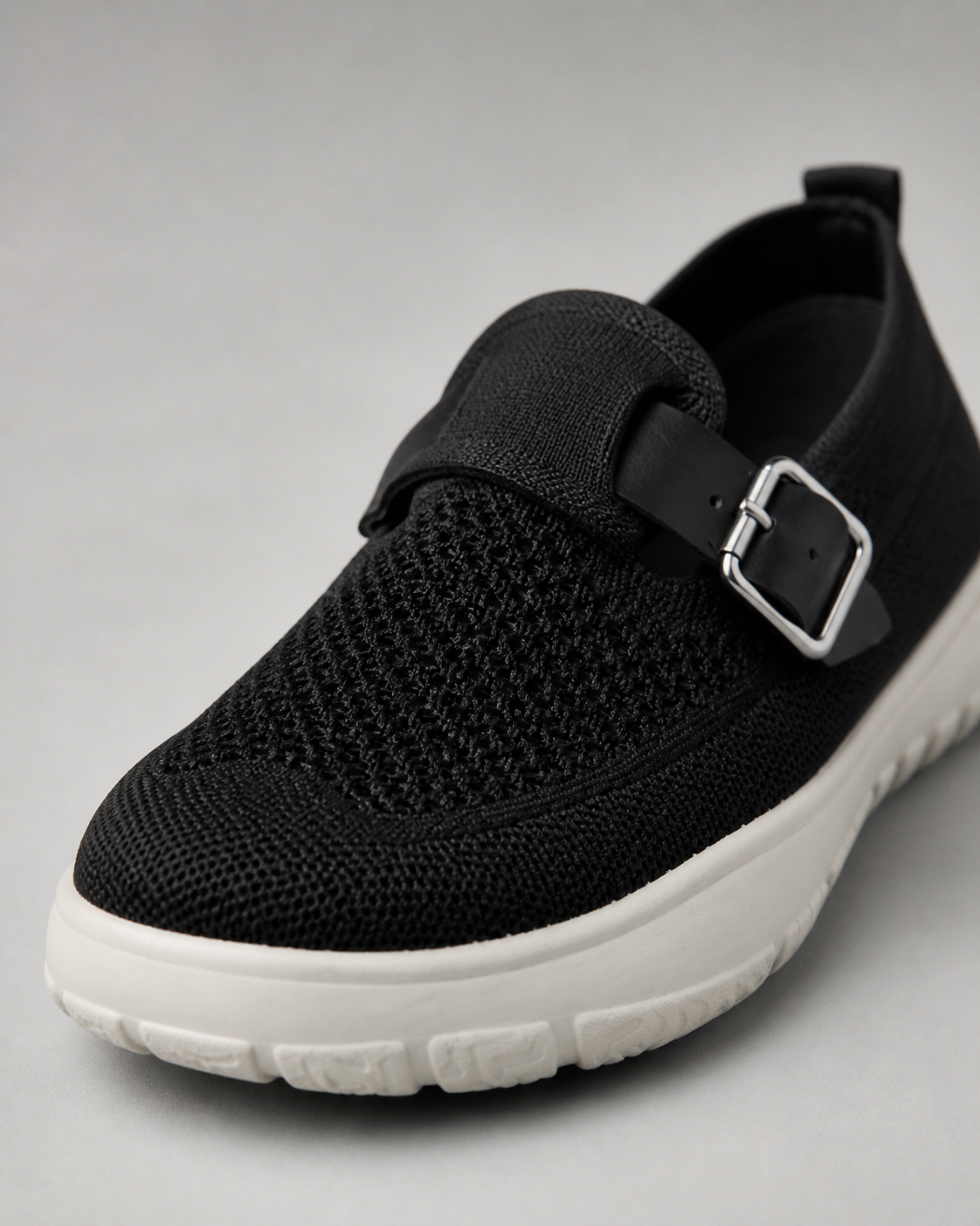 Celestria Mesh Walking Sandals | Women's Sport Comfort Sandals — Black — macro