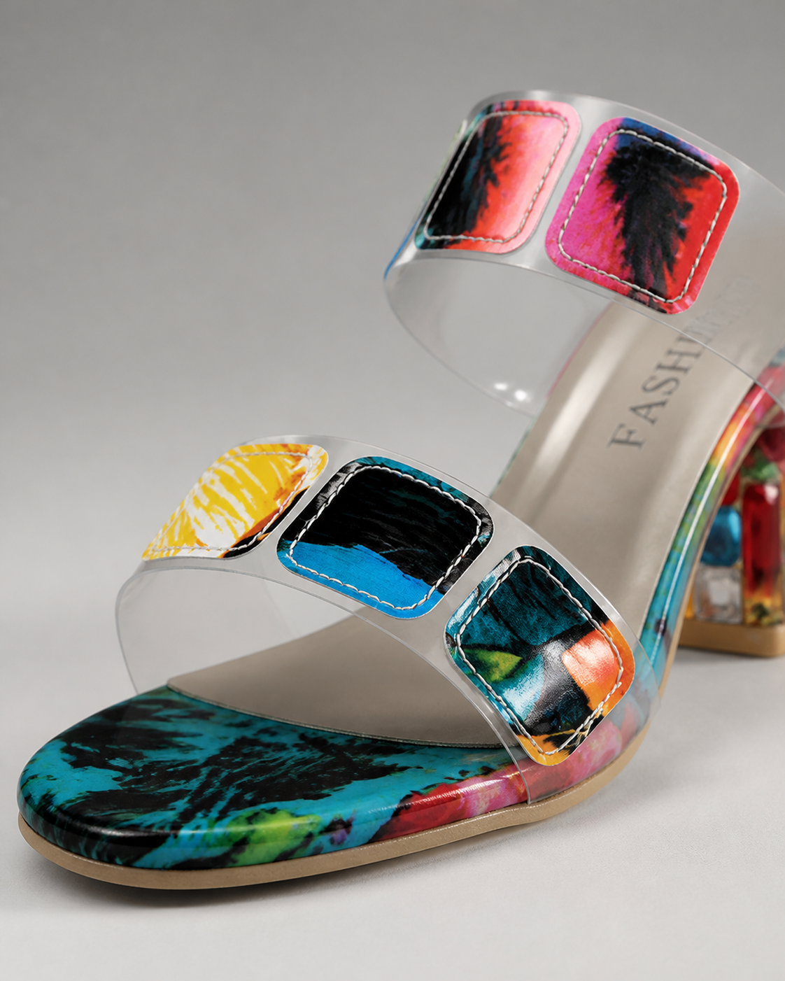 Miami Jewelled Thong Sandals | Women's Embellished Summer Sandals — Multicolored — macro