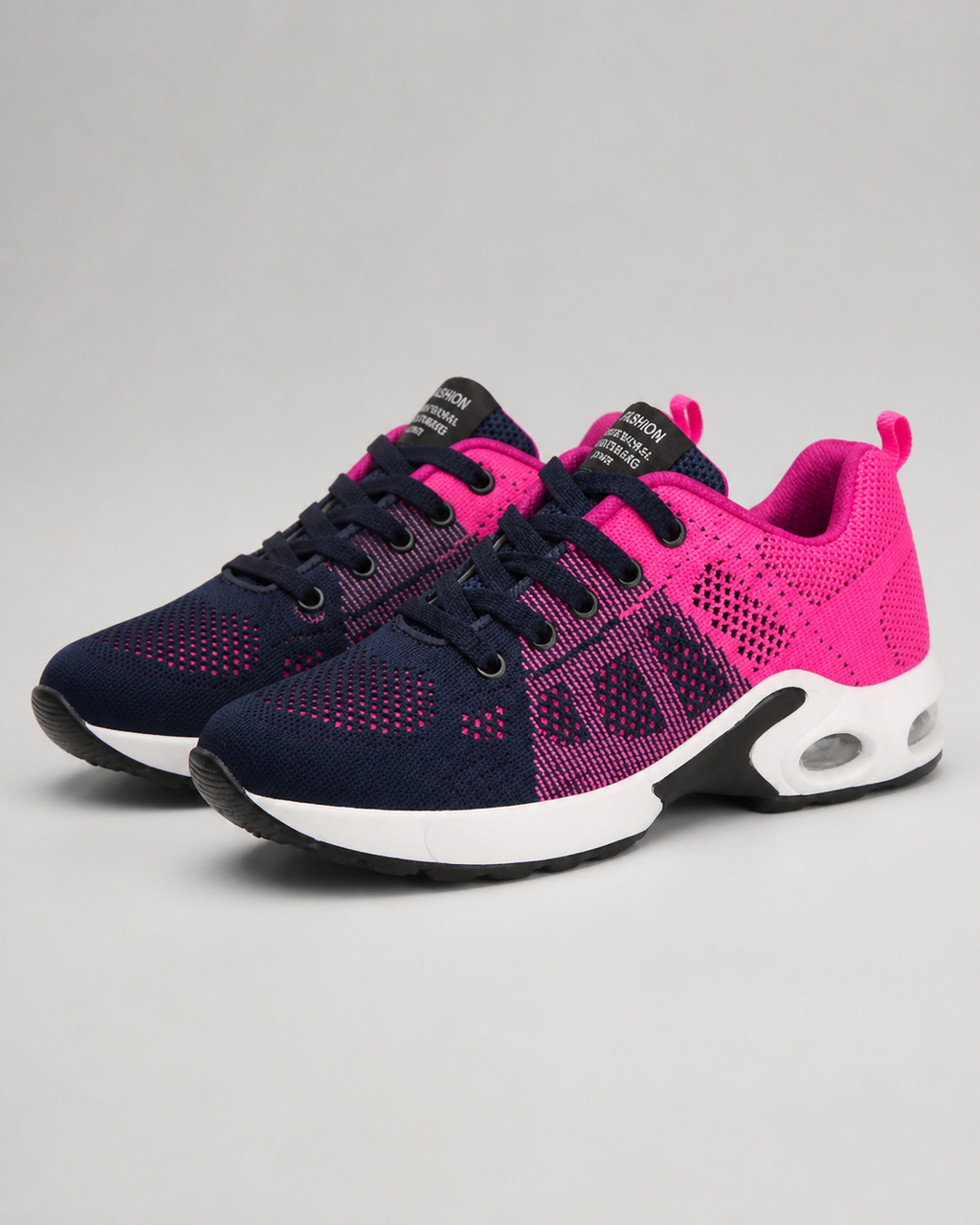Acacia Air-Cushion Walking Sneakers | Women's Lightweight Trainers — Pink — hero