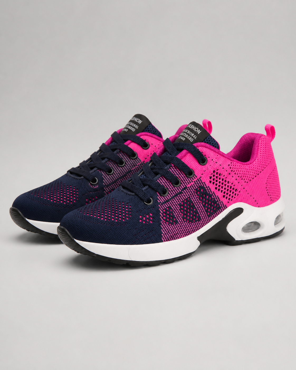 Acacia Air-Cushion Walking Sneakers | Women's Lightweight Trainers — Pink — hero