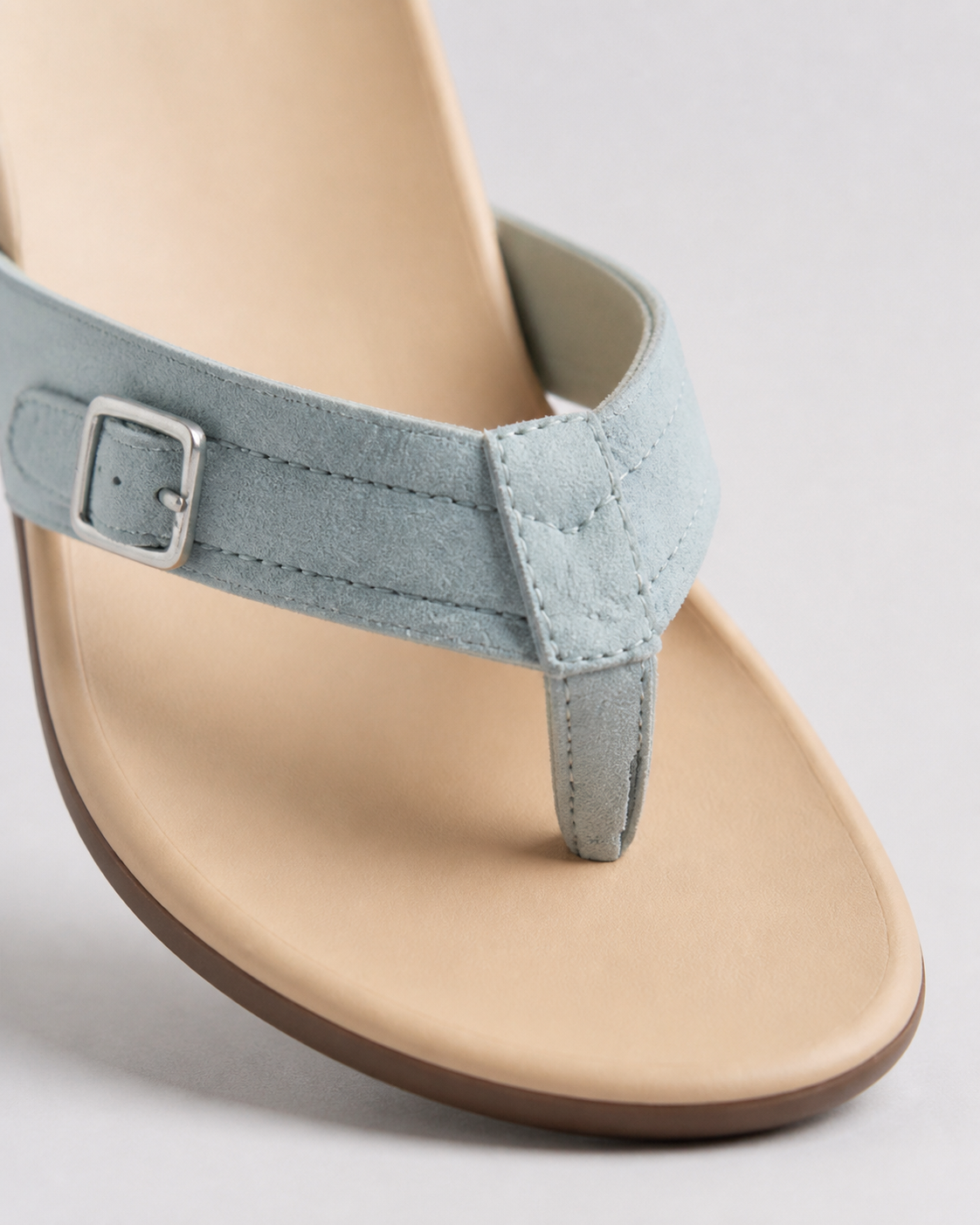 Lani Everyday Thong Sandals | Women's Flat Summer Sandals — Sky Blue — macro
