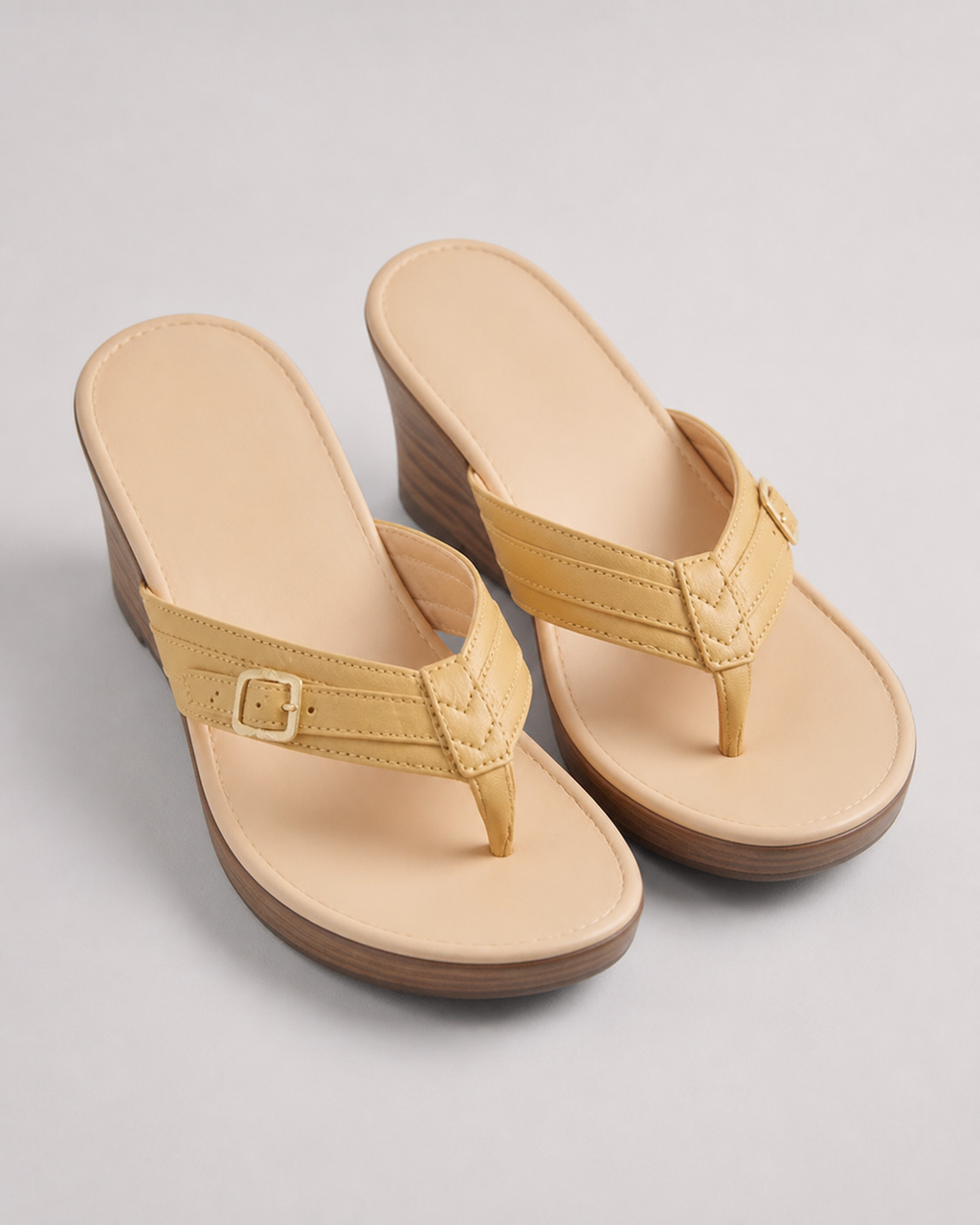 Lani Everyday Thong Sandals | Women's Flat Summer Sandals — Yellow — hero