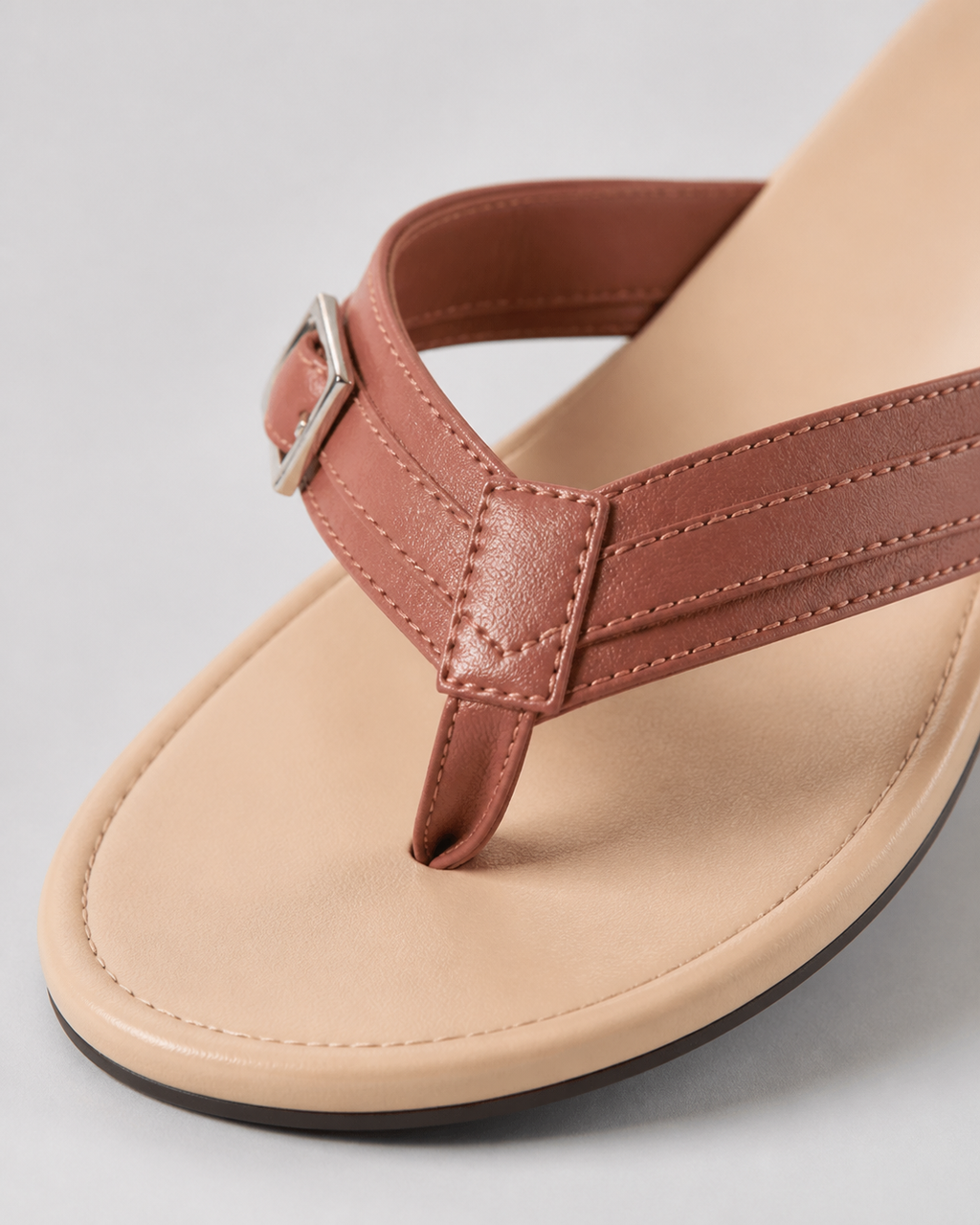 Lani Everyday Thong Sandals | Women's Flat Summer Sandals — Pink — macro