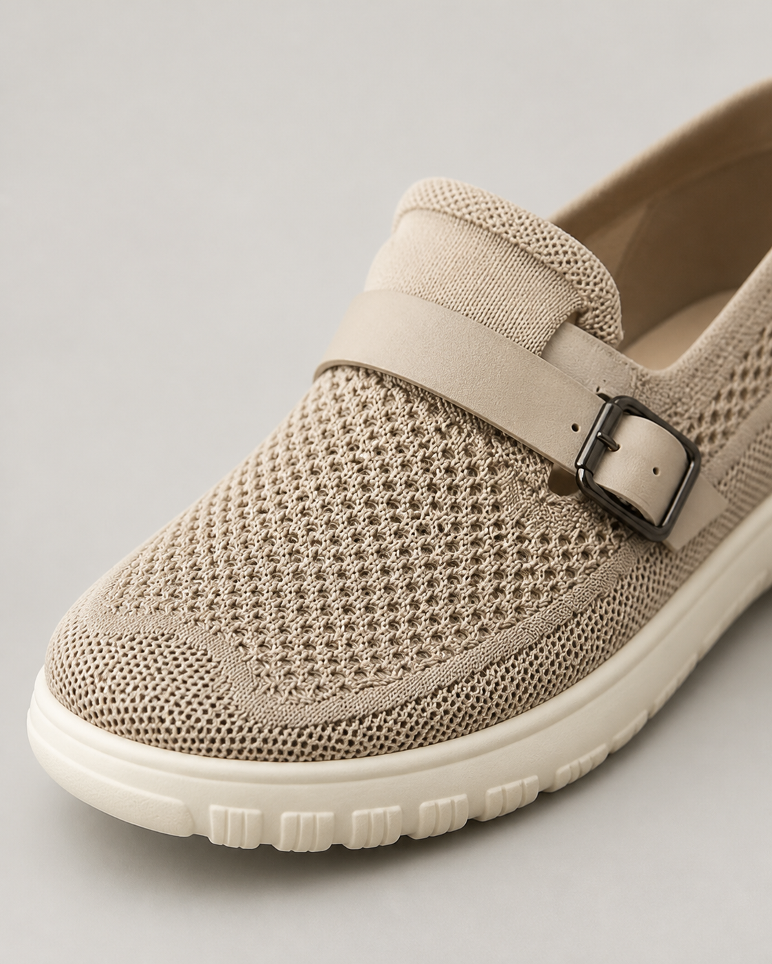Celestria Mesh Walking Sandals | Women's Sport Comfort Sandals — Beige — macro